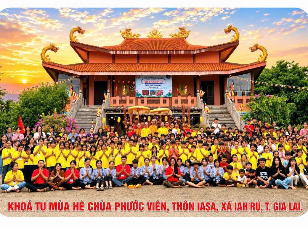 Chùa Phước Viên Tổ Chức Khoá Tu Mùa Hè